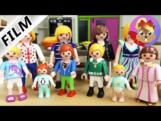 摩比游戏 playmobil 小尤家有客人 可怕的施耐德一家~